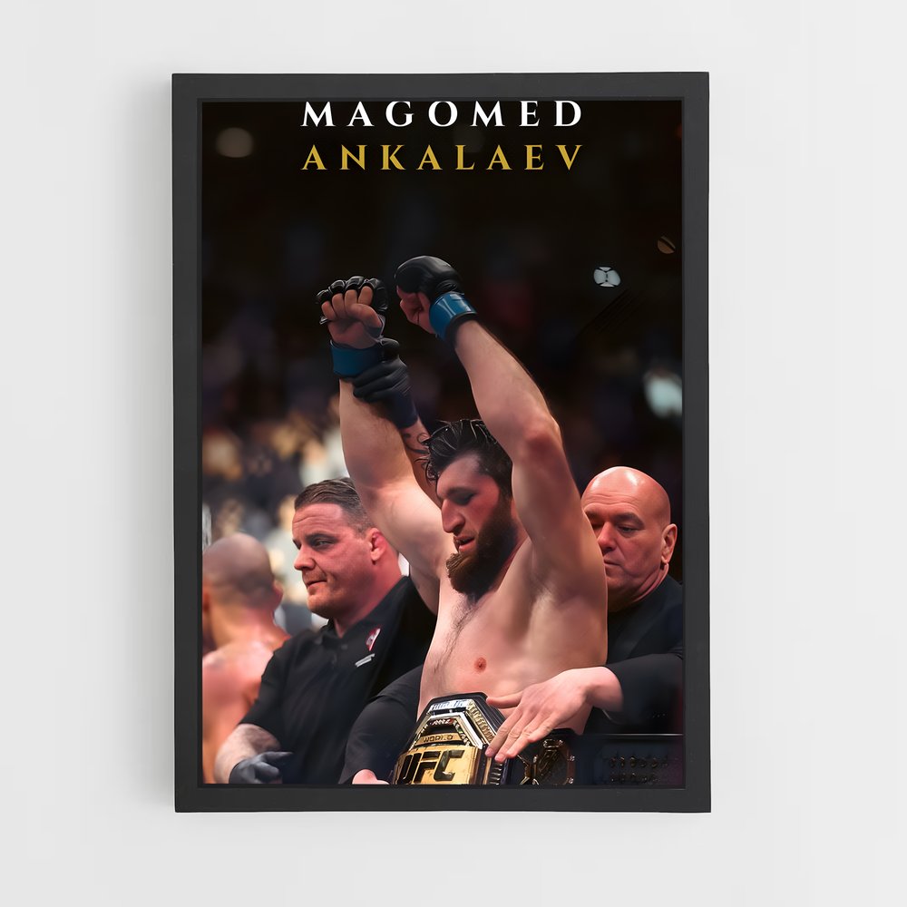 Poster Champion Inflexible – affiche MMA (vue 2)